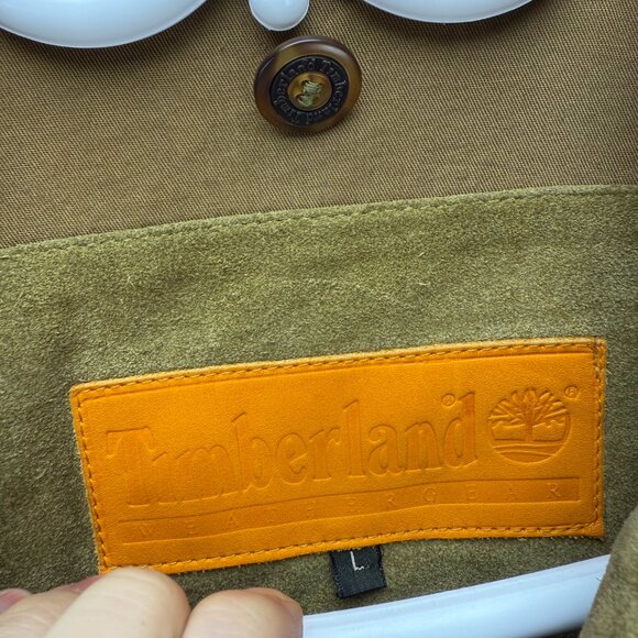 Timberland Olive Green Military Field Jacket - Picture 8 of 9